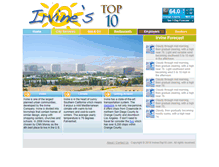 Tablet Screenshot of irvinestop10.com